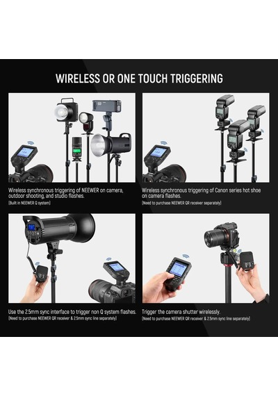 Neewer Qpro-n Nikon Uyumlu Ttl Kablosuz Flaş Tetikleyici