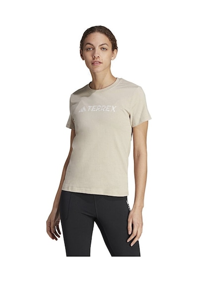 Adidas W Logo Tee Kadın Antrenman Tişörtü Ib1157 Bej Ib1157 Bej