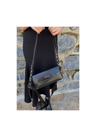 Just Polo Kadın Yeni Sezon Çapraz Askılı Günlük & Özel Günlere Uygun Şık El Ve Omuz Çantası Ebat: 28 X 13 Cm Siyah 58674754