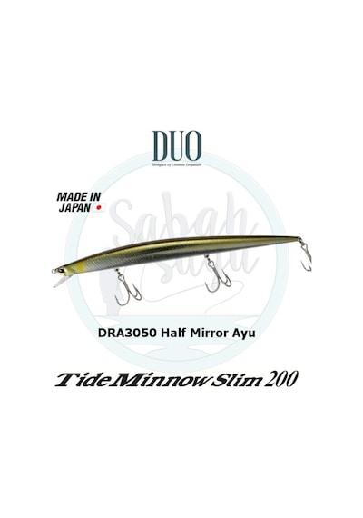 Duo Tide Minnow Slim 200 Dra3050 Half Mirror Ayu