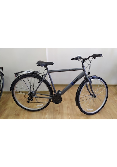Bisan Hardy-s V Fren Shimano 21 V 26 J Şehir Bisikleti Gri 19 İnç Gri - Siyah