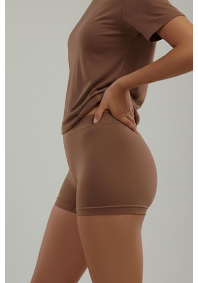 Toparlayıcı İz Yapmayan Seamless Örme Boxer 2001 Kahverengi