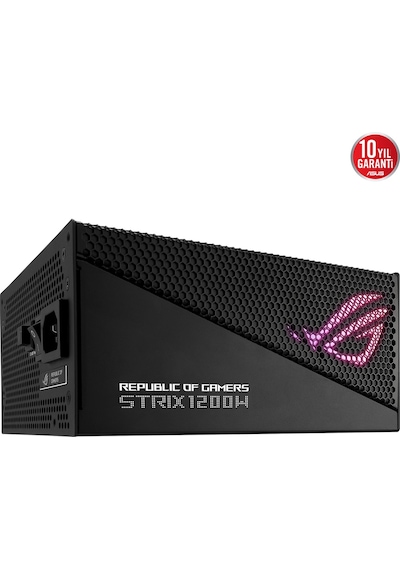 Asus Rog Strıx 1200w 80+ Gold Aura Atx3.0 Pcıe5.0 Full Modüler 135mm Fanlı Psu Rog-strıx-1200g-aura