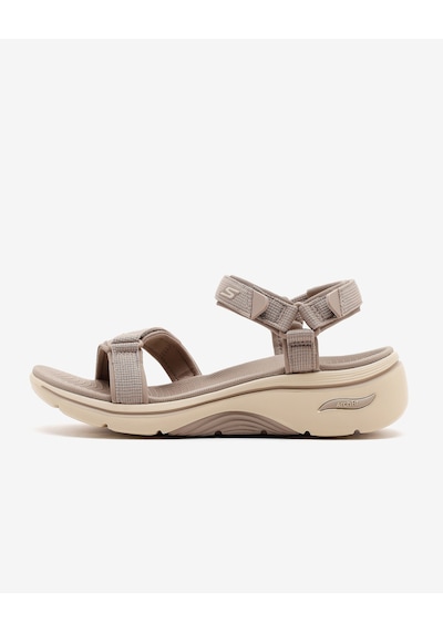 Skechers Go Walk Arch Fıt 2.0 Sandal Kadın Bej Sandalet 140876 Tpe Bej