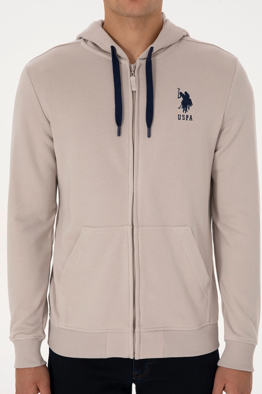 U.s. Polo Assn. Erkek Taş Hırka Örme 50307765-vr049 Tas