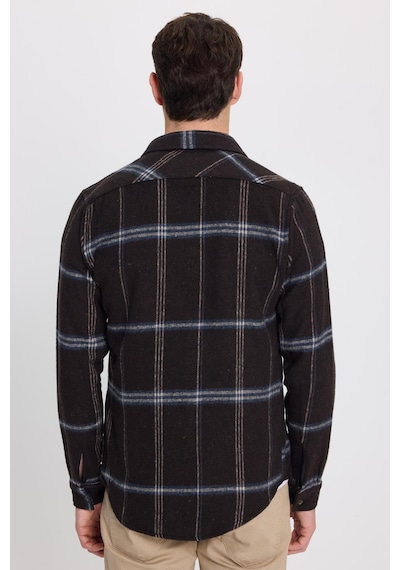 Tudors Erkek Slim Fit Dar Kesim Kareli Cepli Siyah Oduncu Gömlek-41793 Çok Renkli Tudors Erkek Slim Fit Dar Kesim Kareli Cepli Siyah Oduncu Gömlek-41793 Çok Renkli