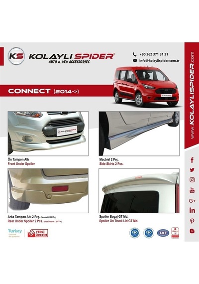 Ford Connect Kaput Koruyucu 2014 Ve Sonrası
