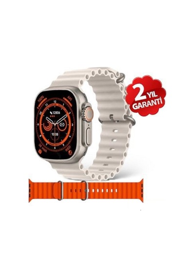 Watch 8 Ultra Saat Cellular 49mm Titanyum Kasa Çift Kordon 2.05 Inc Hd Ekran Nfc Ios Android Uyumlu Beyaz - 307000246 Watch 8 Ultra Saat Cellular 49mm Titanyum Kasa Çift Kordon 2.05 Inc Hd Ekran Nfc Ios Android Uyumlu Beyaz - 307000246