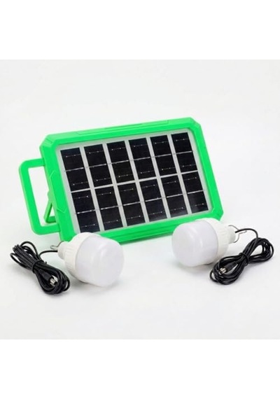 2 Ampullü Solar Panelli Powerbank Özellikli Kamp Işığı Seti Güneş Enerjili Led Kamp Aydınlatma Sistemi, Taşınabilir Şarjlı Çadır Lambası, Outdoor Acil Durum Işığı