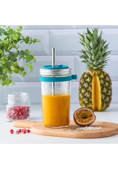 Kilner Yeniden Kullanılabilir Paslanmaz Hasır İle Yapma Seti Sku: Smg8690010583895 Açık