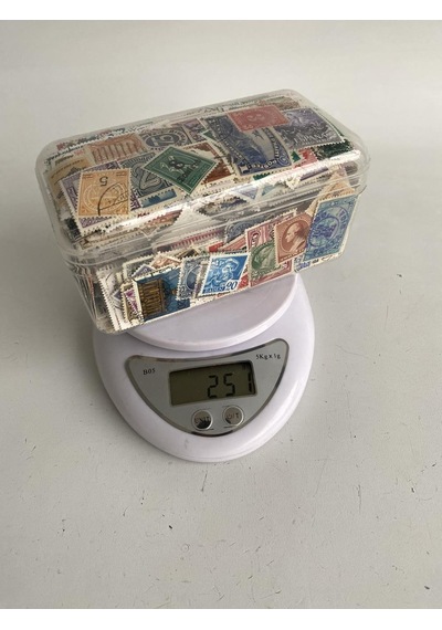 Damgalı Dünya Pulu Lotu 230-270 Gram - Yabancı Posta Pulu  Teşhir Ürün