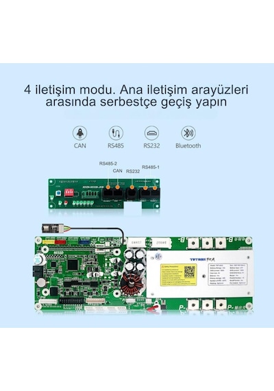 Tdt Dokunmatik Ekranlı Smart 13s-16s 48v 100a Bms Lifepo4 Ess