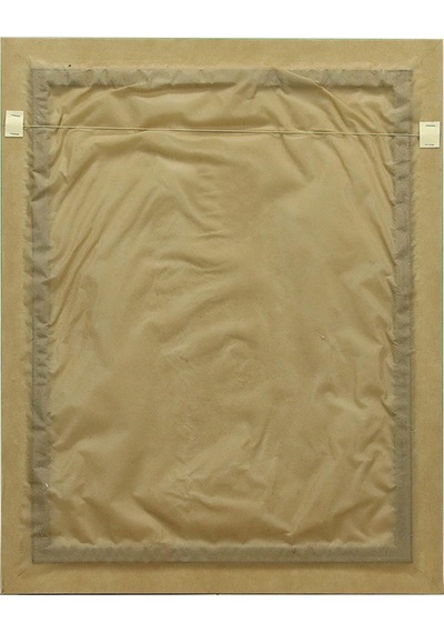 E38 El İşçiliği Halı Tüccarı Aliminyum Kabartma Tablo 58x74 Cm-6386