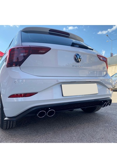 Polo 2019+ İçin Uyumlu 4 Egzoz R Line Difüzör