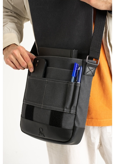 M 417 Mega Bag Unısex Kanvas Postacı Çantası Askılı Çanta Omuz Çanta Çok Renkli