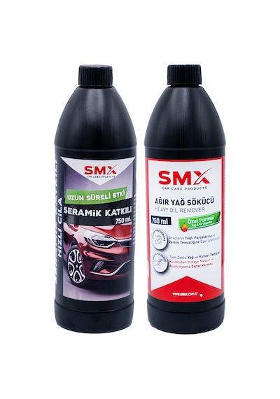 Seramik Katkılı Hızlı Ve Pratik Cila 750ml.+ Ağır Yağ Sökücü 750ml