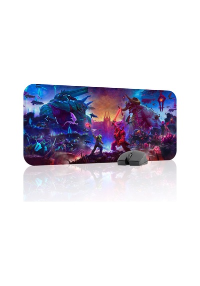 Doom Kaymaz Dikişli Kauçuk Oyuncu Mousepad V3 - 70x30 Xl Gaming Mouse Pad Fare Altlığı