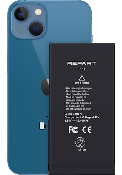 Apple Uyumlu iPhone 13  Güçlendirilmiş Yüksek Kapasite Batarya - 3227 Mah