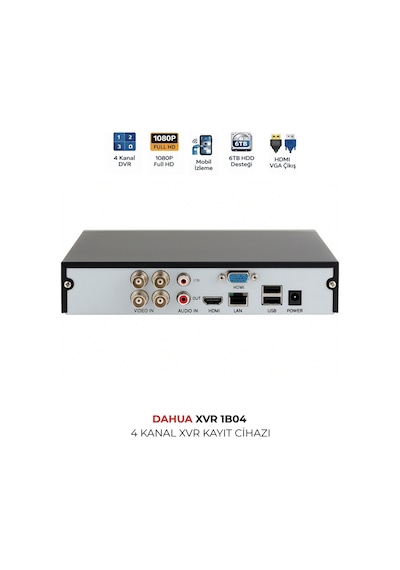4 Kanal Dvr Güvenlik Kayıt Cihazı Xvr1b04 I T