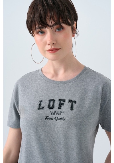 Loft Kadın Tişört Ekru