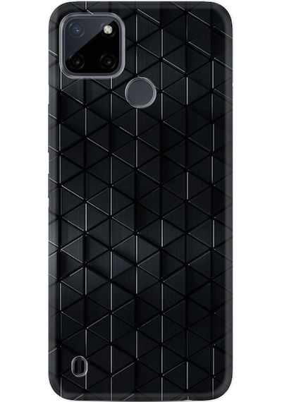 Realme C21Y Kılıf Resimli Desenli Silikon Platinium Series Şekiller 1876