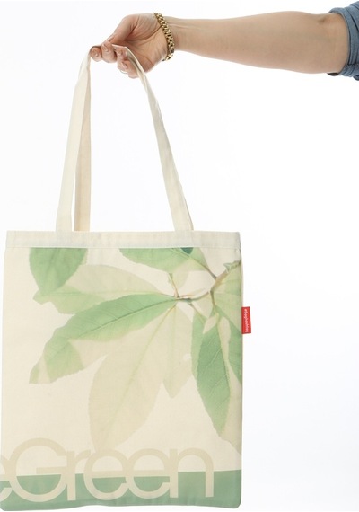Baghashtag Save Green Baskılı Bez Çanta Çok Renkli