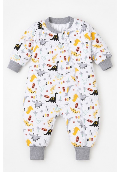 Babyhola 2.5 Tog Yorgan Gerektirmeyen Kalın Elyaf Dolgulu Çocuk Uyku Tulumu Pamuk Astarlı Unisex 6020 Siyah