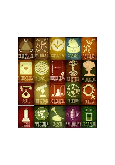 Kimya Elementler Poster Seti -20 Adet-a5