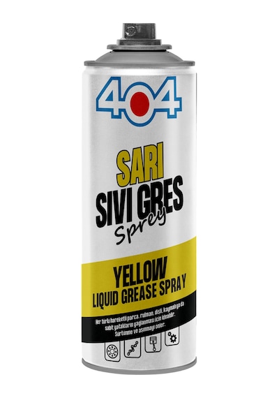 404 Sarı Sıvı Gres Sprey 400ml