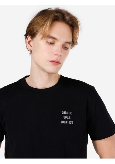 Colin's Colins Siyah Erkek Tshirt K.Kol Cl1068187 Q1.V1 Blk Siyah