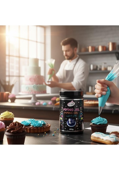 Piping Jel 400 Gr Pasta Yazı, Damla Ve Dekor Süsleme Jeli