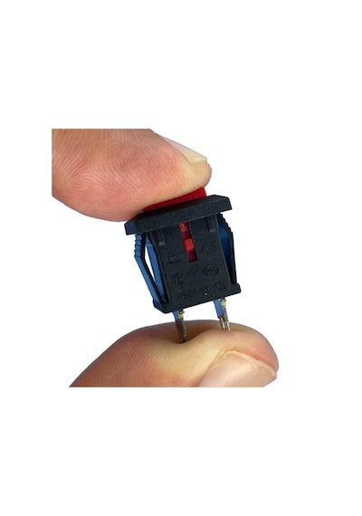 Ic-180k-0 Kare Buton Kırmızı Yaylı Ters Ds-430