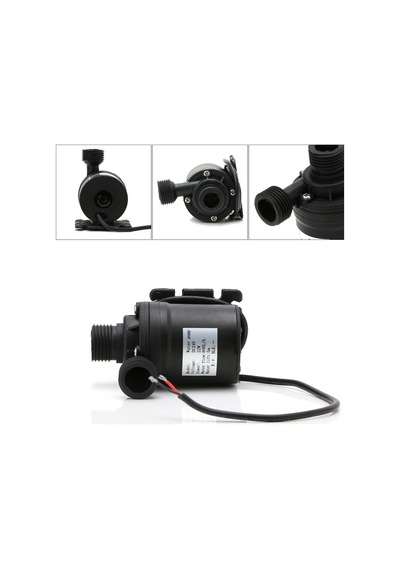 24 Volt Mini Su Pompası Saat/800 Litre Boy 8 Cm,en 4,5 Cm