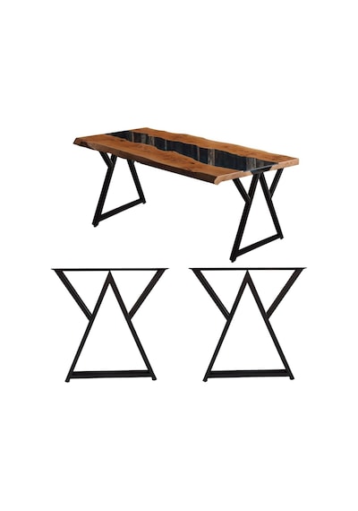 Bin1Fırsatt Metal Ayaklar Masa Ayağı Çalışma Mutfak Masası Ayağı Metal Ayak