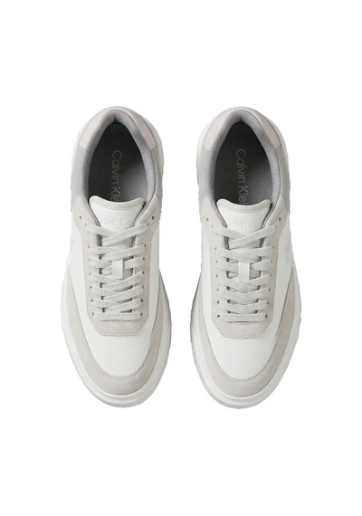 Calvin Klein Prıme Cupso Laceup L, 060 Gri Kadın Spor Ayakkabı & Sneaker