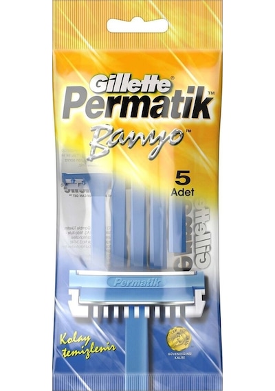 Gillette Permatik Banyo Kullan At Tıraş Bıçağı 5 Adet