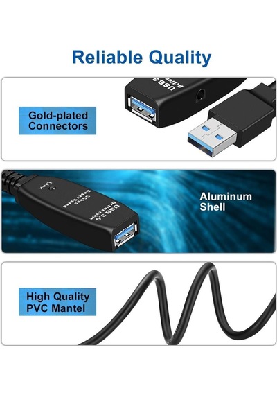 Hadron Hdx7564 Active Repeater Usb 3.0 Uzatma Kablosu - 20metre