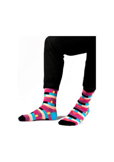 Ozzy Socks Box Desenli Çorap Çok Renkli