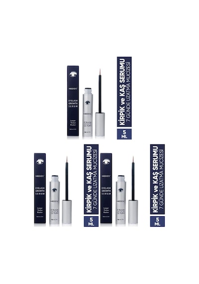 Nedox Kaş ve Kirpik Uzatıcı Besleyici ve Güçlendirici Bakım Serumu 3 x 5 ML