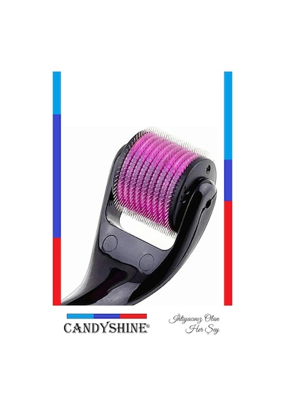Candyshine 0.5 MM Deluxe Titanyum 540 İğneli Cilt Yüz Vücut ve Saç Yenileyici Dermaroller Cilt Masaj Aleti
