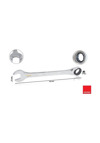 27 Mm Cırcırlı Kombine Anahtar B05-27