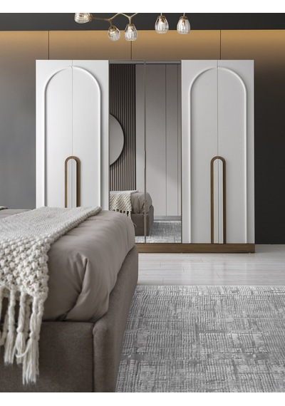 Demre Mdf 6 Kapılı Dolap