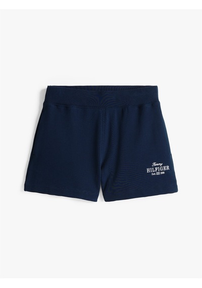 Tommy Hilfiger Reg Hılfıger Sweatshort Kadın Mavi Şort - Ww0ww45518 Mavi