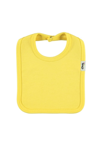 Civil Baby Arkadan Çıtçıtlı Unisex Mama Önlük - Sarıstandart