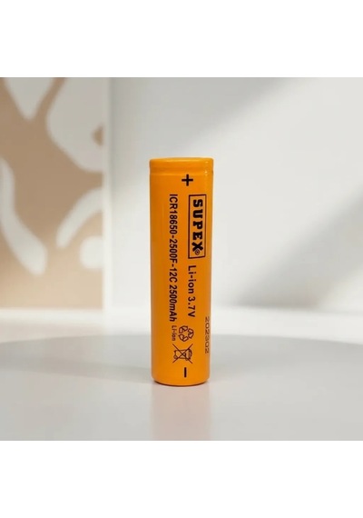 Icr 18650 2500 Mah 12c Düz Kafa Pil