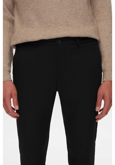 Twn Siyah Gabardin Jogger Pantolon 5ec03s2023451 001