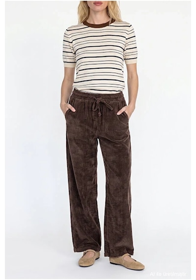 Quzu 24k71211 Pantolon Kahverengi