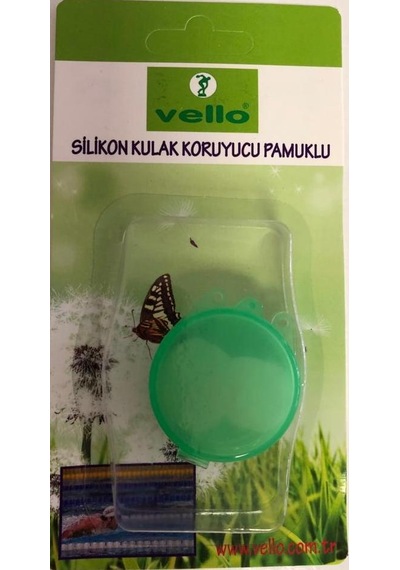 Kulak Tıkacı Silikon Pamuklu 2li Vello Çok Renkli