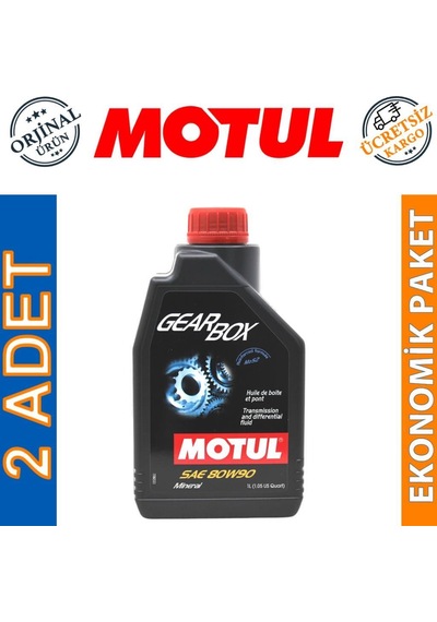Motul Gearbox 80W-90 Şanzıman ve Diferansiyel Yağı 2 x 1 L