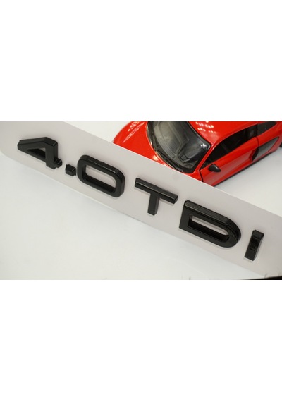 Audi 4.0 Tdi B7 B8 B9 Siyah Abs Bagaj Yazı Logo Arma
